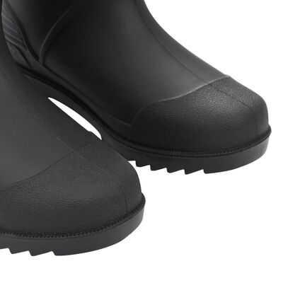 vidaXL Topánky do dažďa čierne veľkosť 40 PVC