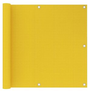 vidaXL Balk&oacute;nov&aacute; mark&iacute;za žlt&aacute; 90x500 cm HDPE