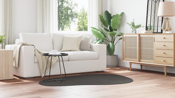 vidaXL Koberec HUARTE Antracit 120 x 170 cm Polyester