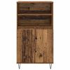 vidaXL Highboard Hned&aacute; 60 x 36 x 110 cm Kompozitn&eacute; drevo