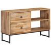 vidaXL TV stol&iacute;k z recyklovan&eacute;ho teakov&eacute;ho dreva 90x30x55 cm