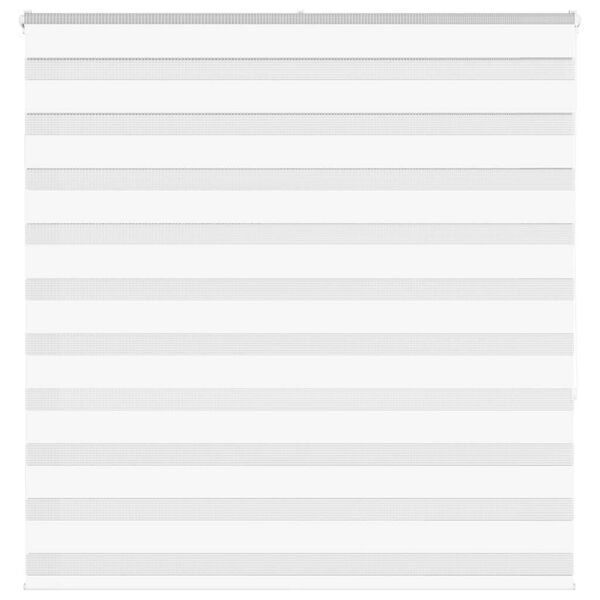 vidaXL Zebra roleta biela 150x150 cm &scaron;&iacute;rka l&aacute;tky 145,9cm polyester
