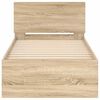 vidaXL Posteľn&yacute; r&aacute;m s čelom dub sonoma 75x190 cm kompozitn&eacute; drevo