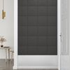 vidaXL N&aacute;stenn&eacute; panely 12 ks tmavosiv&eacute; 30x30 cm l&aacute;tkov&eacute; 1,08 m&sup2;