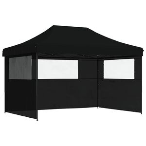 vidaXL P&aacute;rty stan Čierny 279 x 410 x 315 cm Oxfordsk&aacute; l&aacute;tka