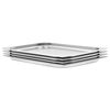 vidaXL Gastron&aacute;doby 4 ks, GN 1/1, 20 mm, nehrdzavej&uacute;ca oceľ