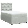 vidaXL Boxspring posteľ s matracom bledosiv&aacute; 120x190 cm zamat