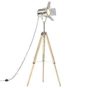 vidaXL Lampa na stat&iacute;ve, mangov&yacute; mas&iacute;v 140 cm