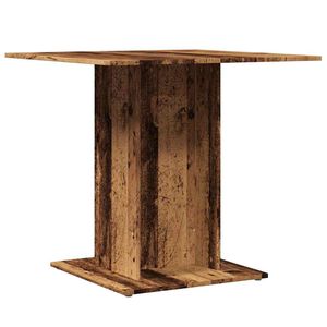 vidaXL Jed&aacute;lensk&yacute; st&ocirc;l, star&eacute; drevo 80x80x75 cm, kompozitn&eacute; drevo