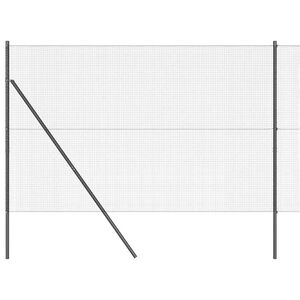 vidaXL Stĺp na plot. Siv&aacute;