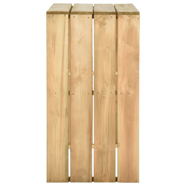 vidaXL Barov&yacute; st&ocirc;l 100x60x110 cm impregnovan&aacute; borovica