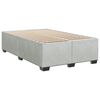 vidaXL Boxspring posteľ s matracom bledosiv&aacute; 120x190 cm zamat