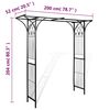 vidaXL Z&aacute;hradn&aacute; pergola 200x52x204 cm
