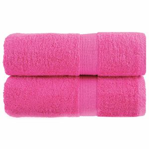vidaXL Pr&eacute;miov&eacute; um&yacute;vacie utierky SOLUND 2 ks ružov&eacute; 30x30 cm 600 g/m&sup2;