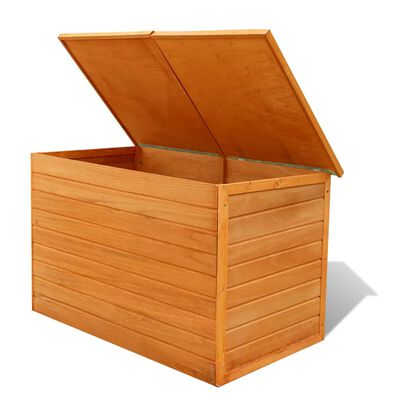 vidaXL Záhradný úložný box 126x72x72 cm, drevo