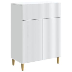 vidaXL Serv&iacute;rovacia skriňa Biela 66 x 34,5 x 90 cm Kompozitn&eacute; drevo