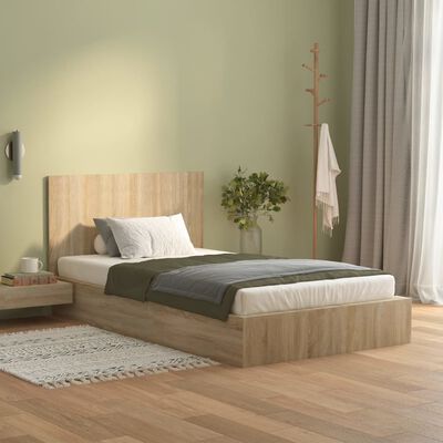 vidaXL Čelo postele dub sonoma 120x1,5x80 cm spracované drevo