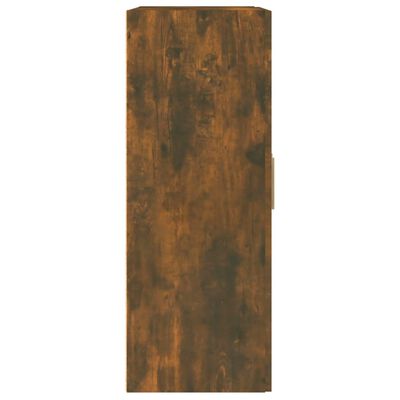 vidaXL Nástenná skrinka dymový dub 69,5x32,5x90 cm spracované drevo