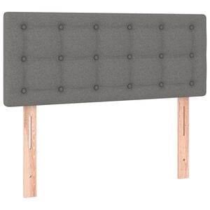 vidaXL Čelo postele tmavosiv&eacute; 80x5x78/88 cm l&aacute;tka