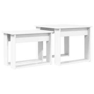vidaXL S&uacute;prava na k&aacute;vov&yacute; stol&iacute;k 2 ks Biela 50 x 52 x 42 cm