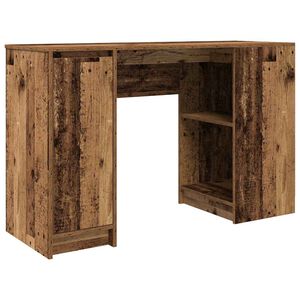 vidaXL P&iacute;sac&iacute; st&ocirc;l star&eacute; drevo 120x42x76 cm kompozitn&eacute; drevo