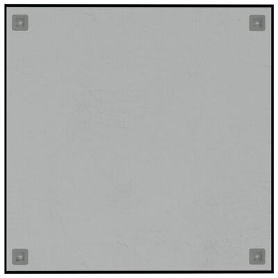 vidaXL Nástenná magnetická tabuľa čierna 60x60 cm tvrdené sklo