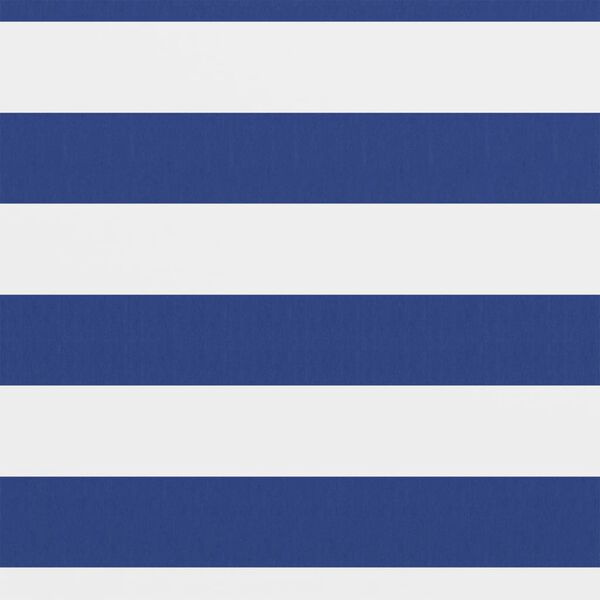 vidaXL Balk&oacute;nov&aacute; mark&iacute;za, biela a modr&aacute; 75x600 cm, oxfordsk&aacute; l&aacute;tka