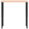 vidaXL Pracovný stôl 100x60x(73-99,5) cm bukový masív obdĺžnikový
