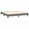 vidaXL Boxspring posteľ s matracom tmavosiv&aacute; 180x200 cm l&aacute;tka