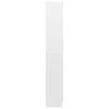 vidaXL Vitr&iacute;na, leskl&aacute; biela 82,5x30,5x185 cm, kompozitn&eacute; drevo