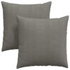 vidaXL Vank&uacute;&scaron;e na pohovku 2 pcs Svetlosiv&aacute; 80 x 80 cm