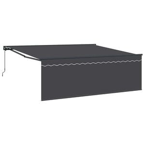 vidaXL Sklopn&aacute; mark&iacute;za Antracit 400 &times; 300 cm Polyester a hlin&iacute;k