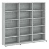 vidaXL CD skrinka siv&aacute; sonoma 100x23x89,5 cm spracovan&eacute; drevo