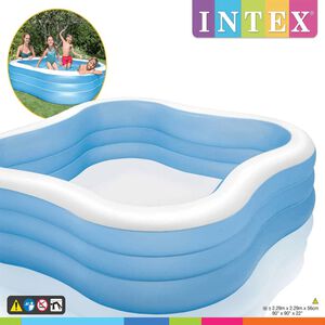 Intex Swim Center Baz&eacute;n Beach Wave 229x229x56 cm 57495NP