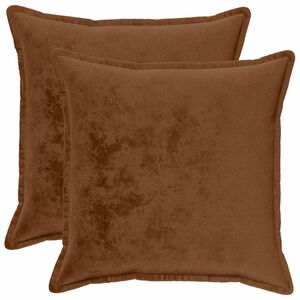 vidaXL Poťah na podložku 2 pcs HOUTEN Svetlohned&aacute; 55 x 55 cm Flanel