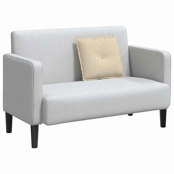 vidaXL Poduška na chrbát Krémová 50 x 19 x 45 cm látka