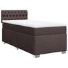 vidaXL Boxspring posteľ s matracom tmavohned&aacute; 90x190 cm l&aacute;tka