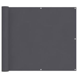 vidaXL Balk&oacute;nov&aacute; mark&iacute;za, antracitov&aacute; 90x500 cm, oxfordsk&aacute; l&aacute;tka