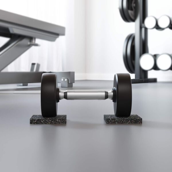 vidaXL Gumen&aacute; valec Čierna Guma