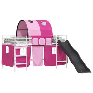 vidaXL Biela a ružov&aacute; 107 x 200 cm