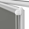 vidaXL Roleta Zatemnenie sivá 75x130 cm Šírka látky 70,7cm Polyester