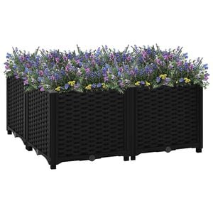 vidaXL Vyv&yacute;&scaron;en&yacute; z&aacute;hon 80x80x38 cm polypropyl&eacute;n