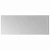 vidaXL Zrkadlo do k&uacute;peľne s LED Priehľadn&aacute; 100 x 40 cm tvrden&eacute; sklo