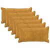 vidaXL Poťah na podložku 6 ks HOUTEN Žlt&aacute; 40 x 80 cm