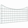 vidaXL Sada plotu pre rybn&iacute;k 5 ks 100 x 50 cm Oceľ Zelen&aacute;