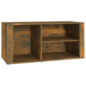 vidaXL Botn&iacute;k dymov&yacute; dub 100x35x45 cm spracovan&eacute; drevo
