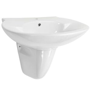 vidaXL N&aacute;stenn&eacute; um&yacute;vadlo keramick&eacute; biele 690x520x210 mm