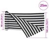 vidaXL Tieniaca sieť antracitovo-biela 1,8x25 m HDPE 75 g/m&sup2;