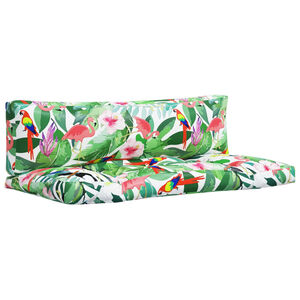 vidaXL Podu&scaron;ky na paletov&uacute; pohovku 2 ks viacfarebn&eacute; oxfordsk&aacute; l&aacute;tka