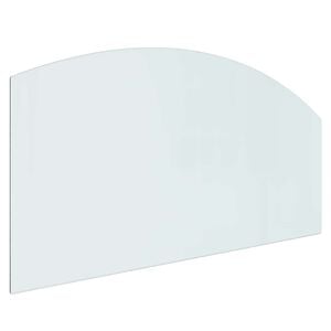 vidaXL Sklenen&aacute; doska krbu Priehľadn&aacute; 120 x 60 cm Sklo